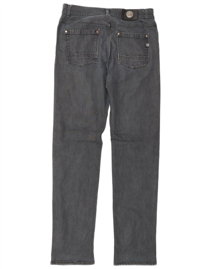 Trussardi Jean Droit W33 L34 Bleu Marine Coton Homme