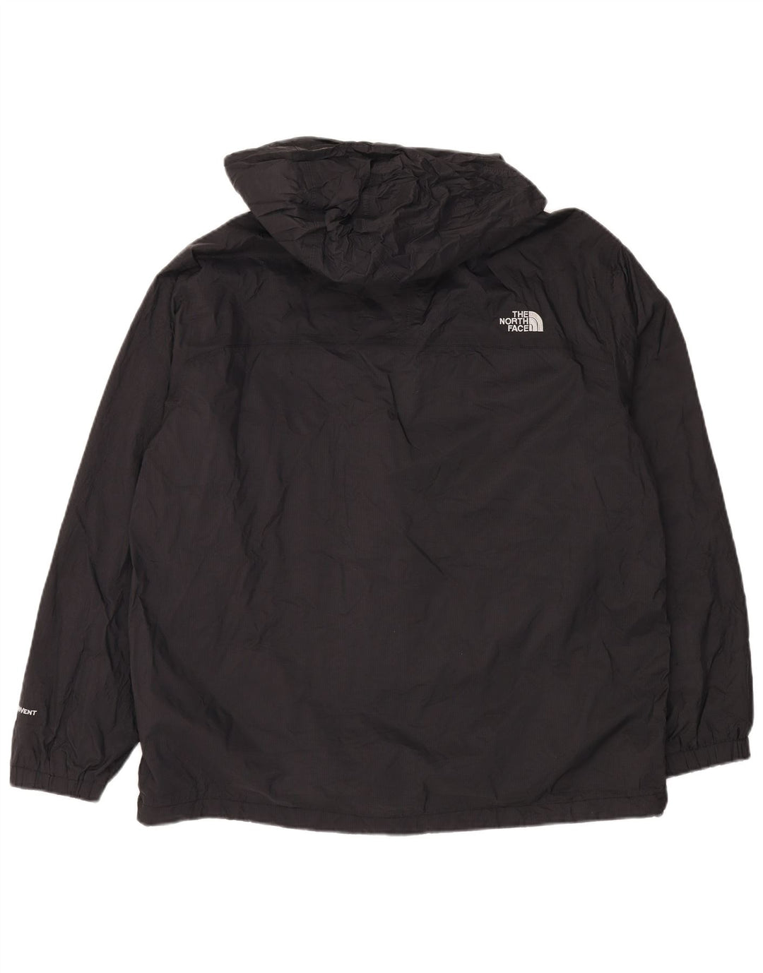 THE NORTH FACE Veste de pluie à capuche pour homme UK 42 XL Nylon noir