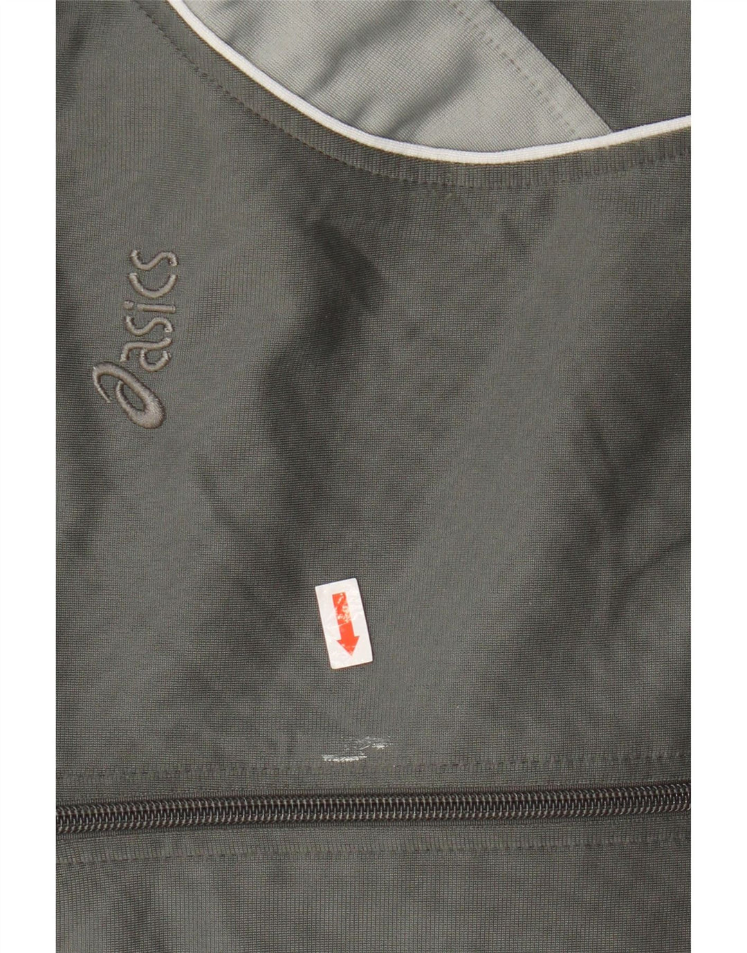 ASICS Sweat à capuche zippé pour homme XL Gris Colorblock