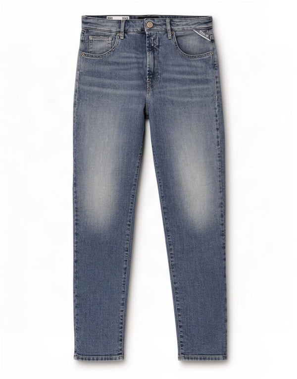 Replay Jean Mom Tapered Filles 13-14 ans W25 L26 Bleu Coton