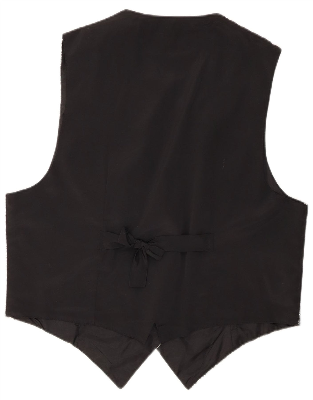 VINTAGE Gilet Femme UK 18 XL Noir Floral Polyester