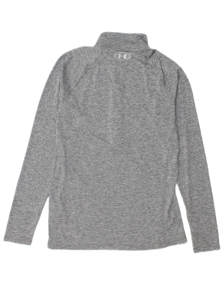 Under Armour Haut de survêtement Heat Gear pour femme UK 14 Large Gris