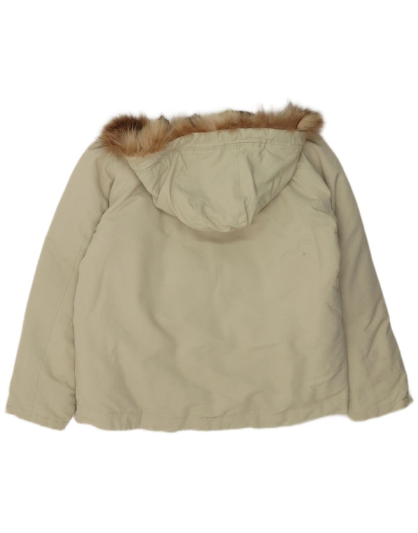Woolrich Veste matelassée à capuche pour femme UK 18 XL Vert Nylon