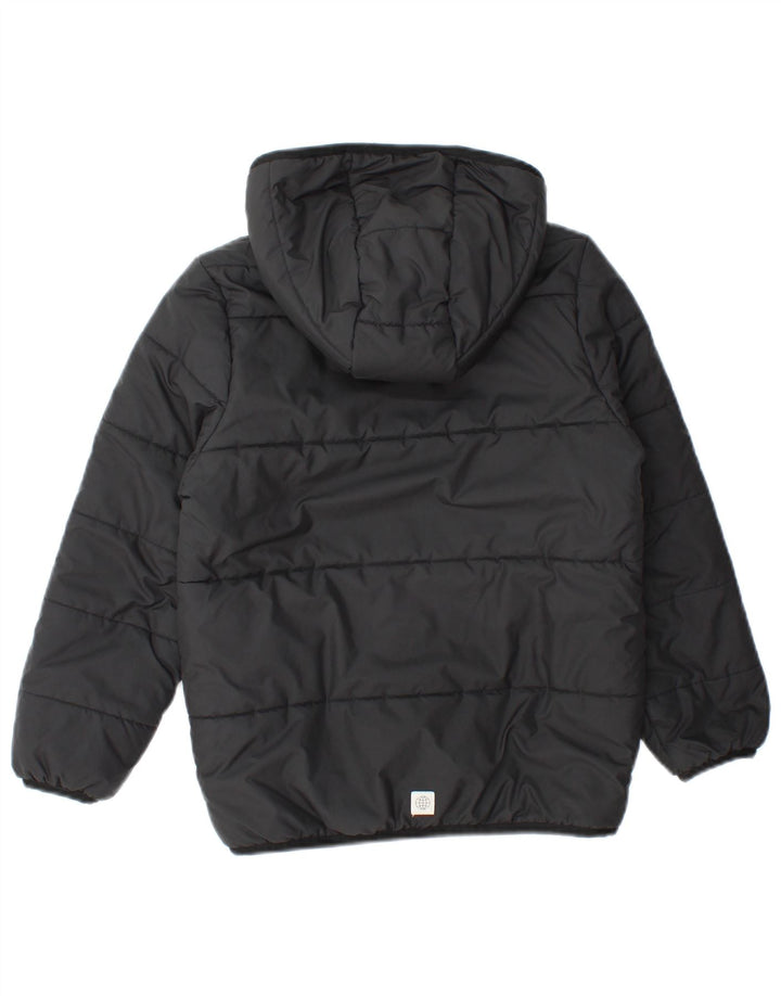 Veste matelassée à capuche Adidas Garçon 7-8 ans Noir Polyester
