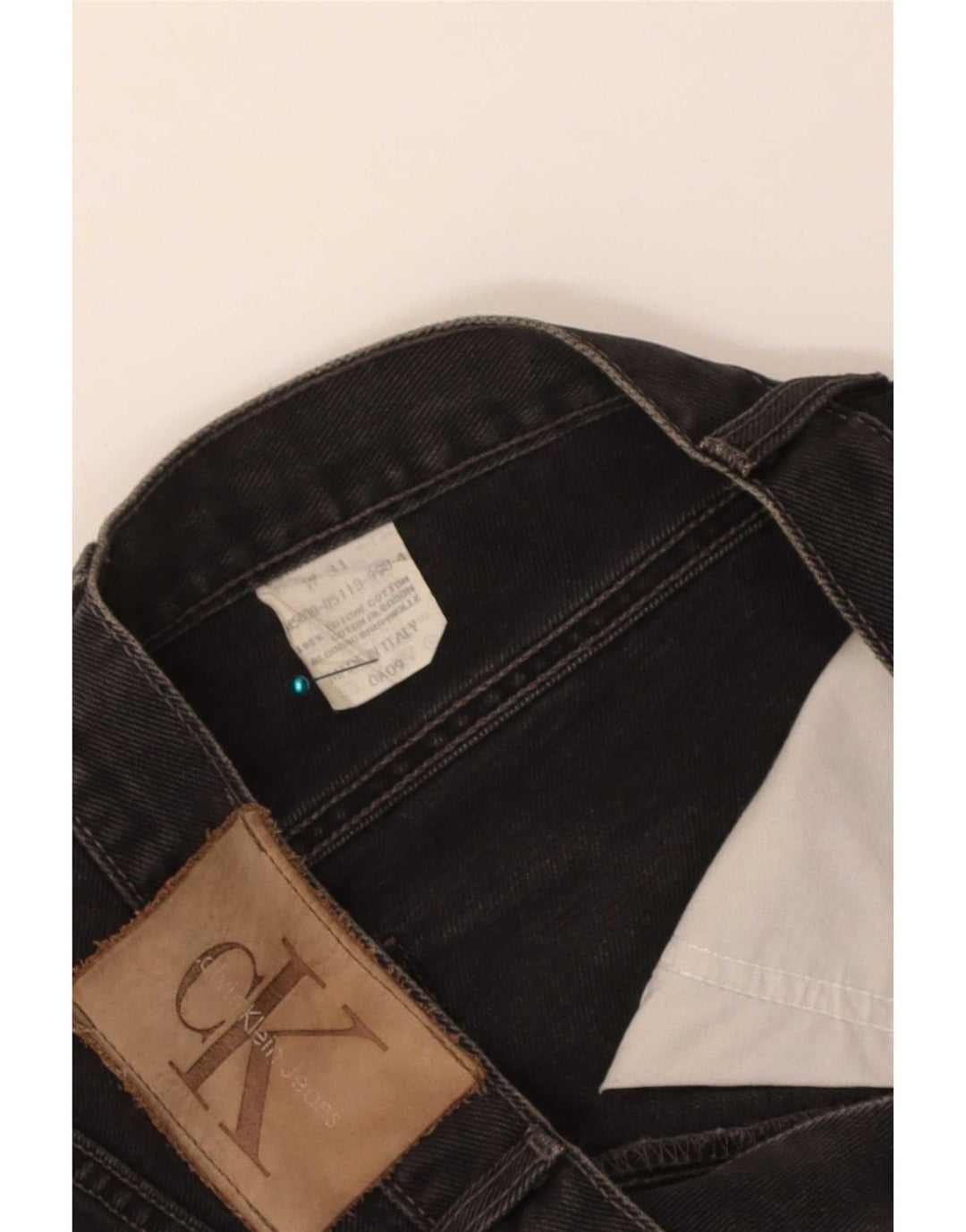Calvin Klein Jean droit homme W31 L33 coton noir