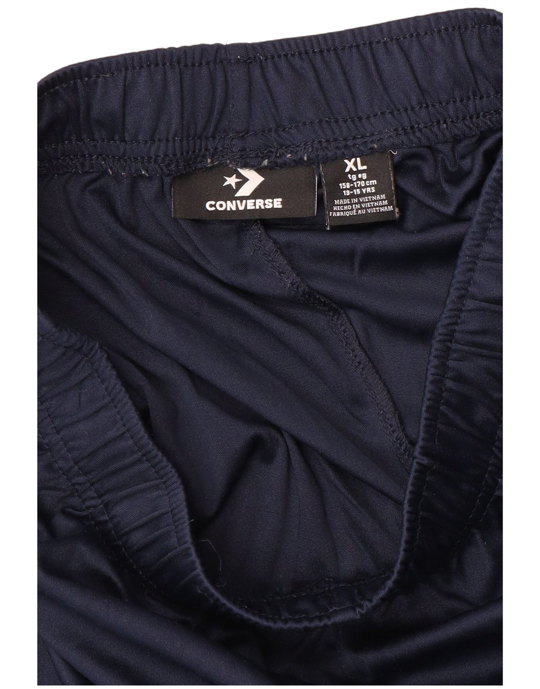 CONVERSE Short de sport graphique pour garçon 13-14 ans XL Bleu marine Polyester