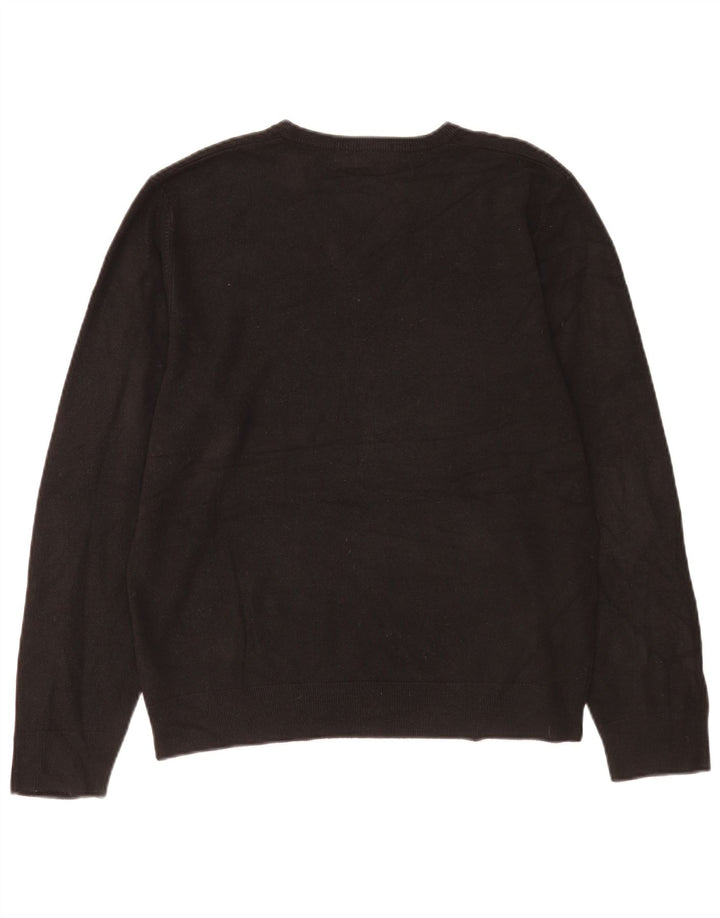 Marks & Spencer Pull col V pour homme en acrylique noir Taille L