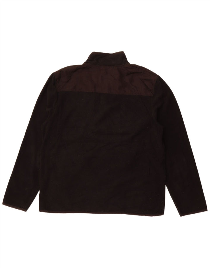 Calvin Klein Veste polaire pour homme UK 42 XL Noir Polyester