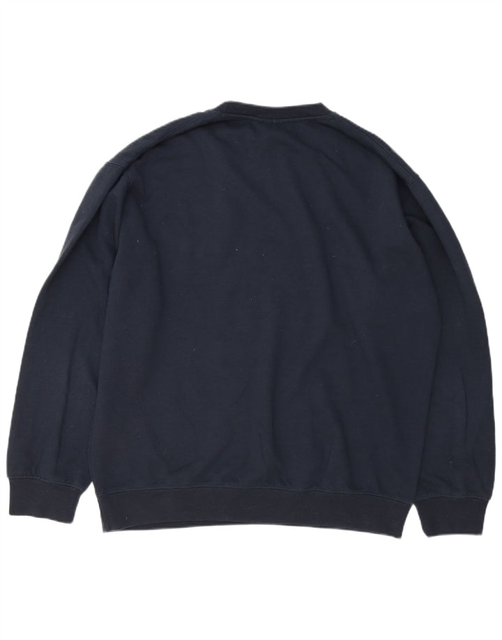 Dickies Sweat-shirt pour homme en polyester bleu marine Taille L