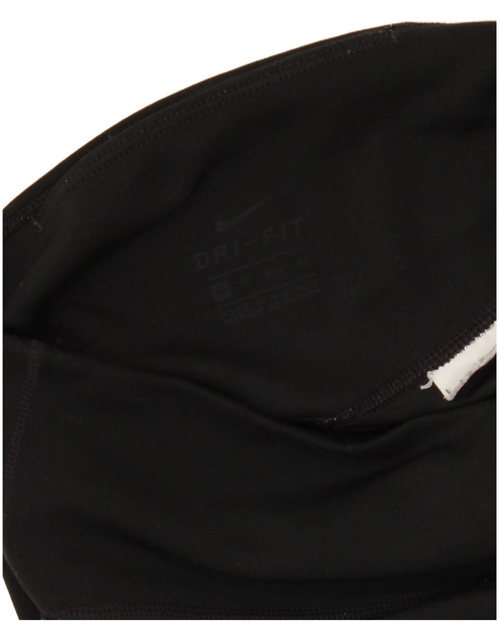 NIKE Legging graphique Dri Fit pour femme UK 6 XS Noir