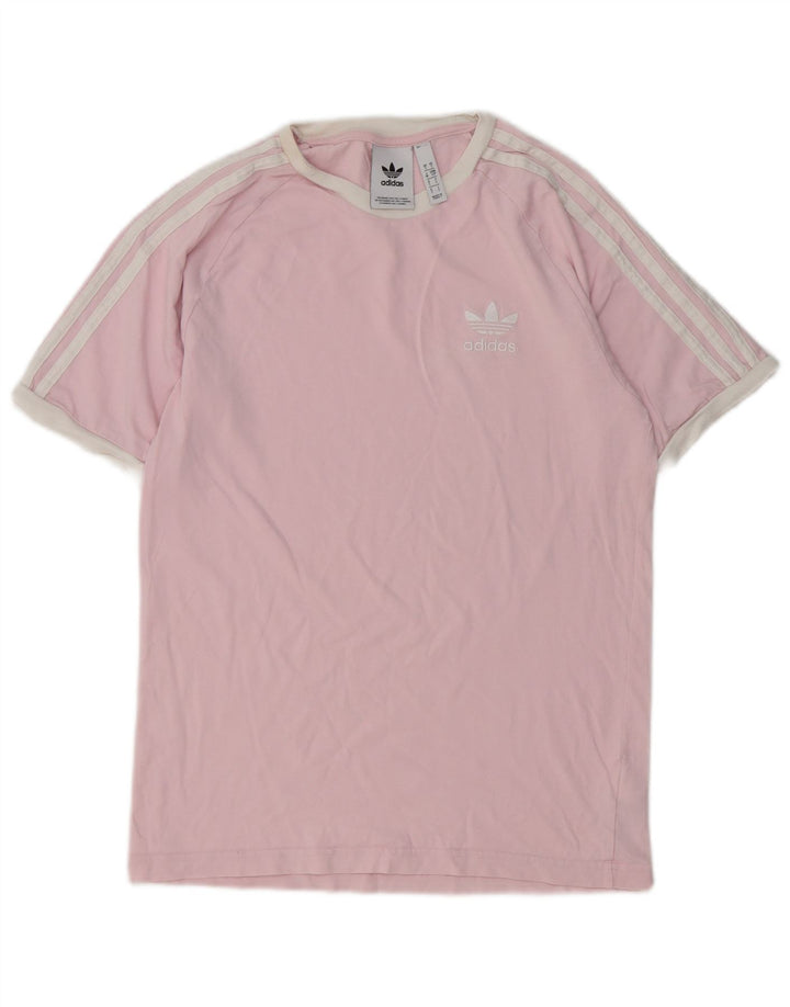 Adidas T-Shirt Homme Haut Petit Rose Coton