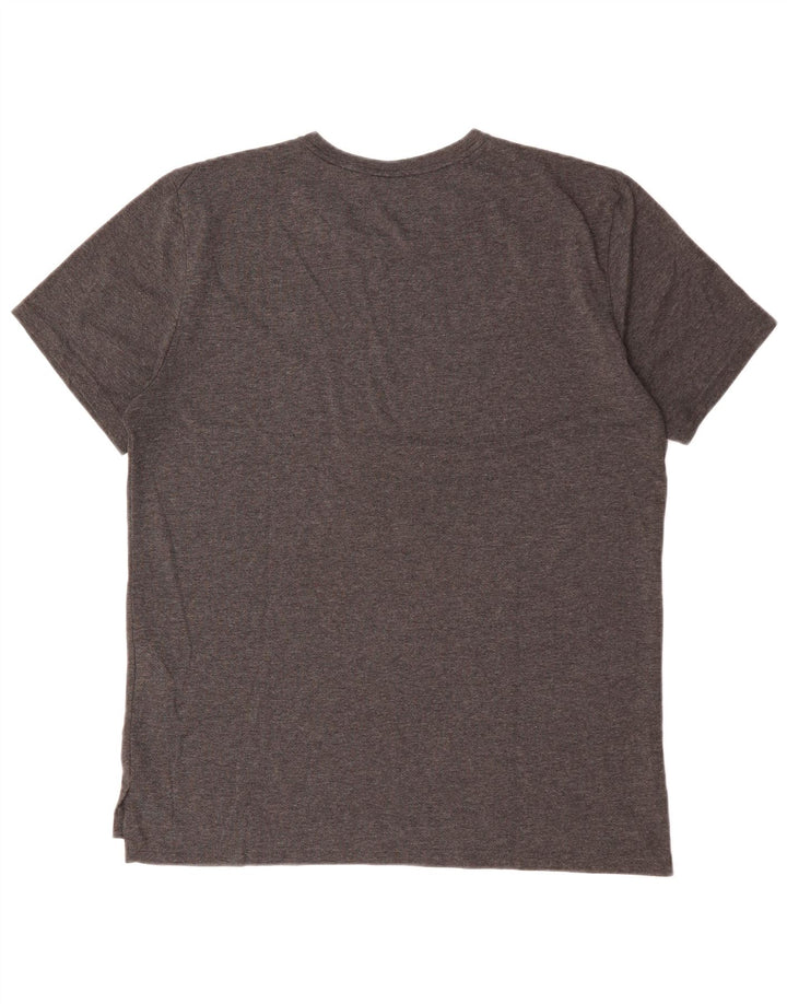 Nike Hommes Dri Fit T-Shirt Haut Large Gris Polyester