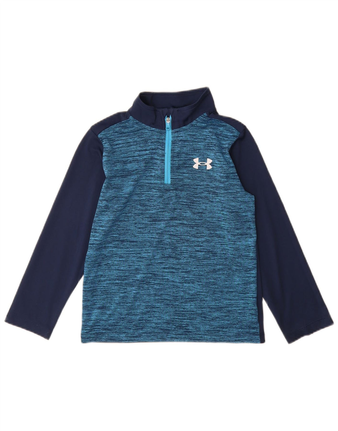 Under Armour Haut de Survêtement Pull Garçon 5-6 Ans Bleu Marine Colourblock