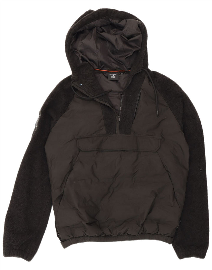 Superdry Veste à capuche pour homme UK 36 Small Noir Colourblock