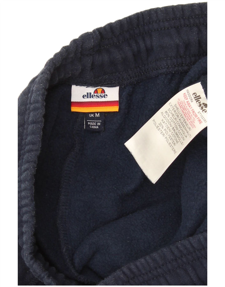 Ellesse Pantalon de survêtement pour femme UK 14 Medium Navy Blue Cotton