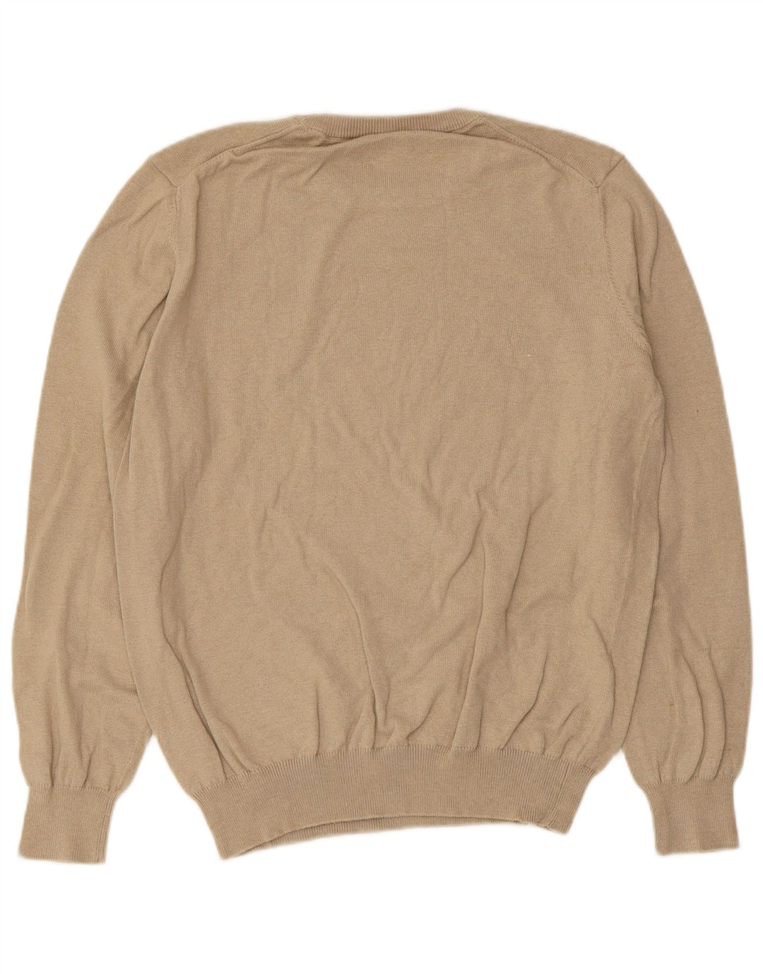 Refrigiwear Pull à col rond pour homme en coton beige moyen
