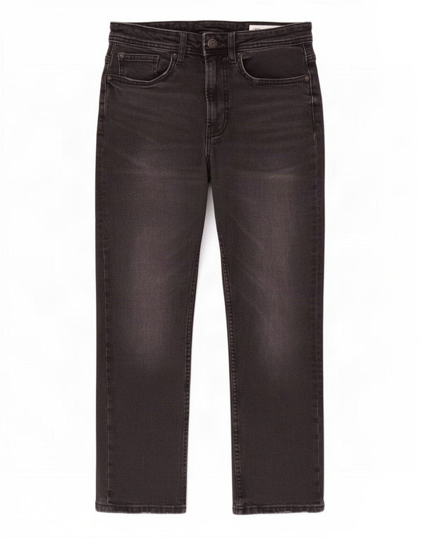 Zara Jean droit femme EU 34 2XS W24 L26 gris coton
