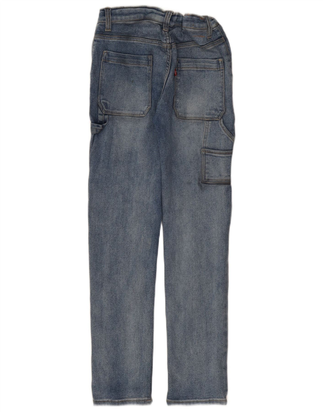 LEVI'S Boys Regular Fit Cargo Jeans 11-12 Years W26 L28 Blue Cotton