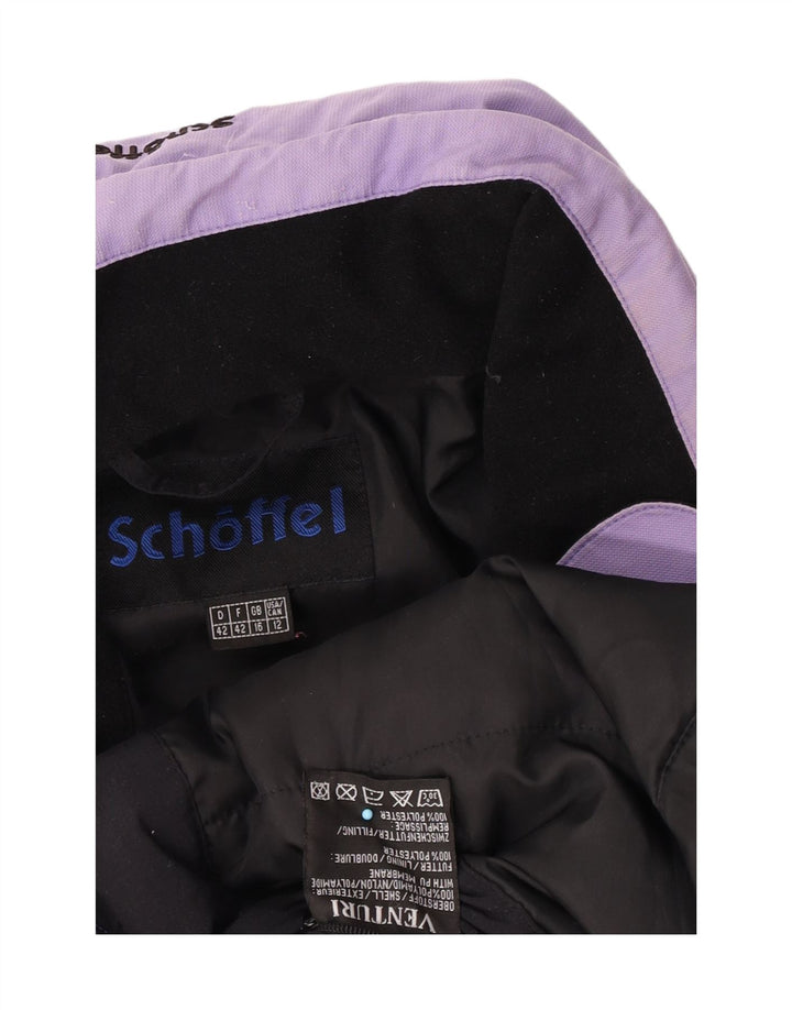 Schoffel Veste de ski à capuche pour femme UK 16 Large Violet Polyamide