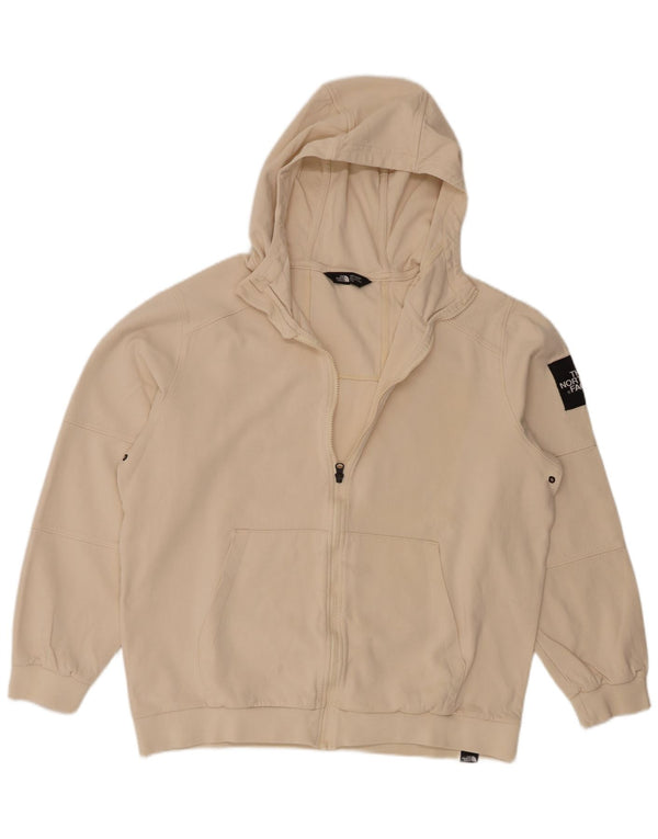 The North Face Pull à capuche zippé pour homme XL Coton beige