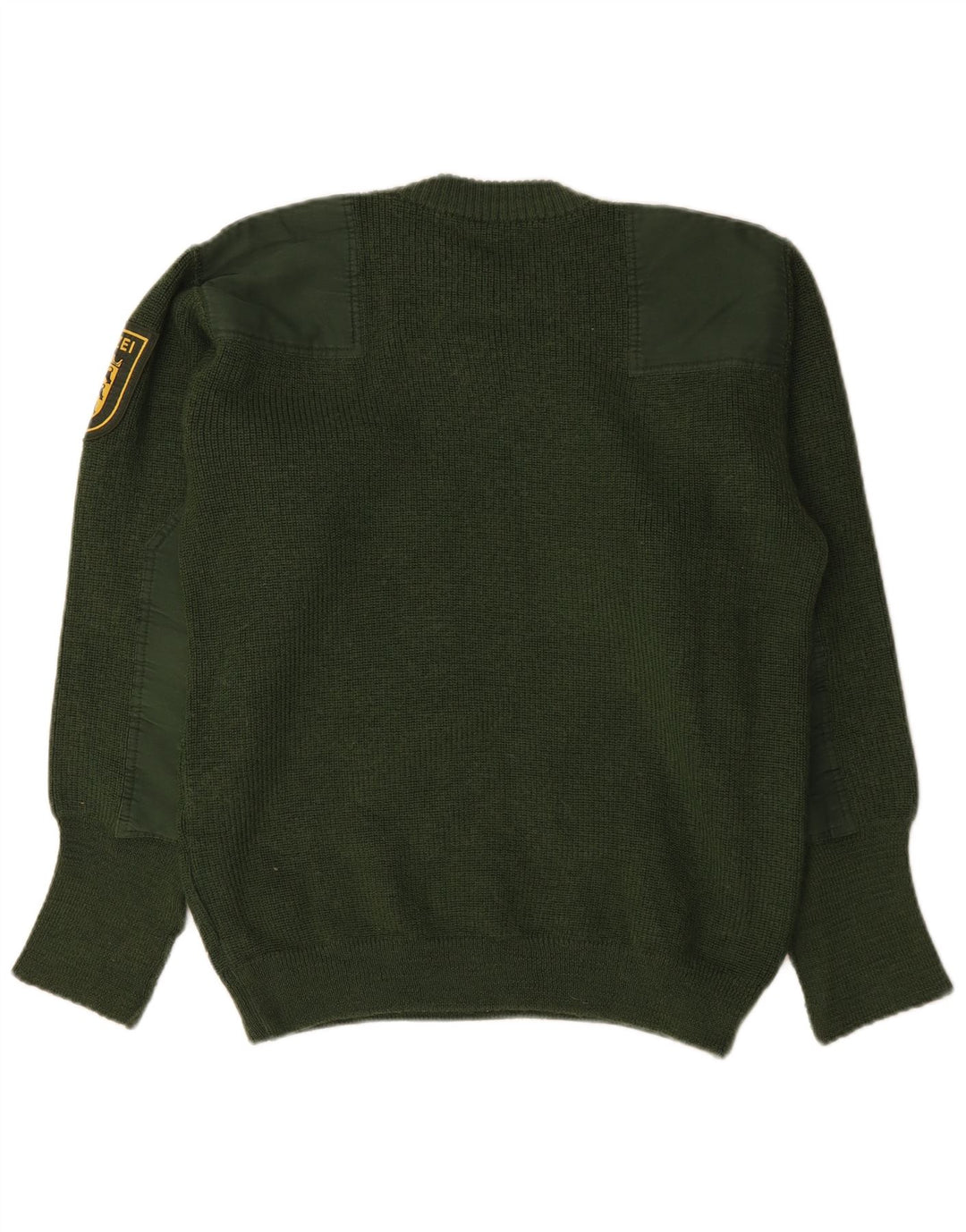 vintage Mens Graphic Crew Neck Jumper Pull IT 50 Vert Moyen