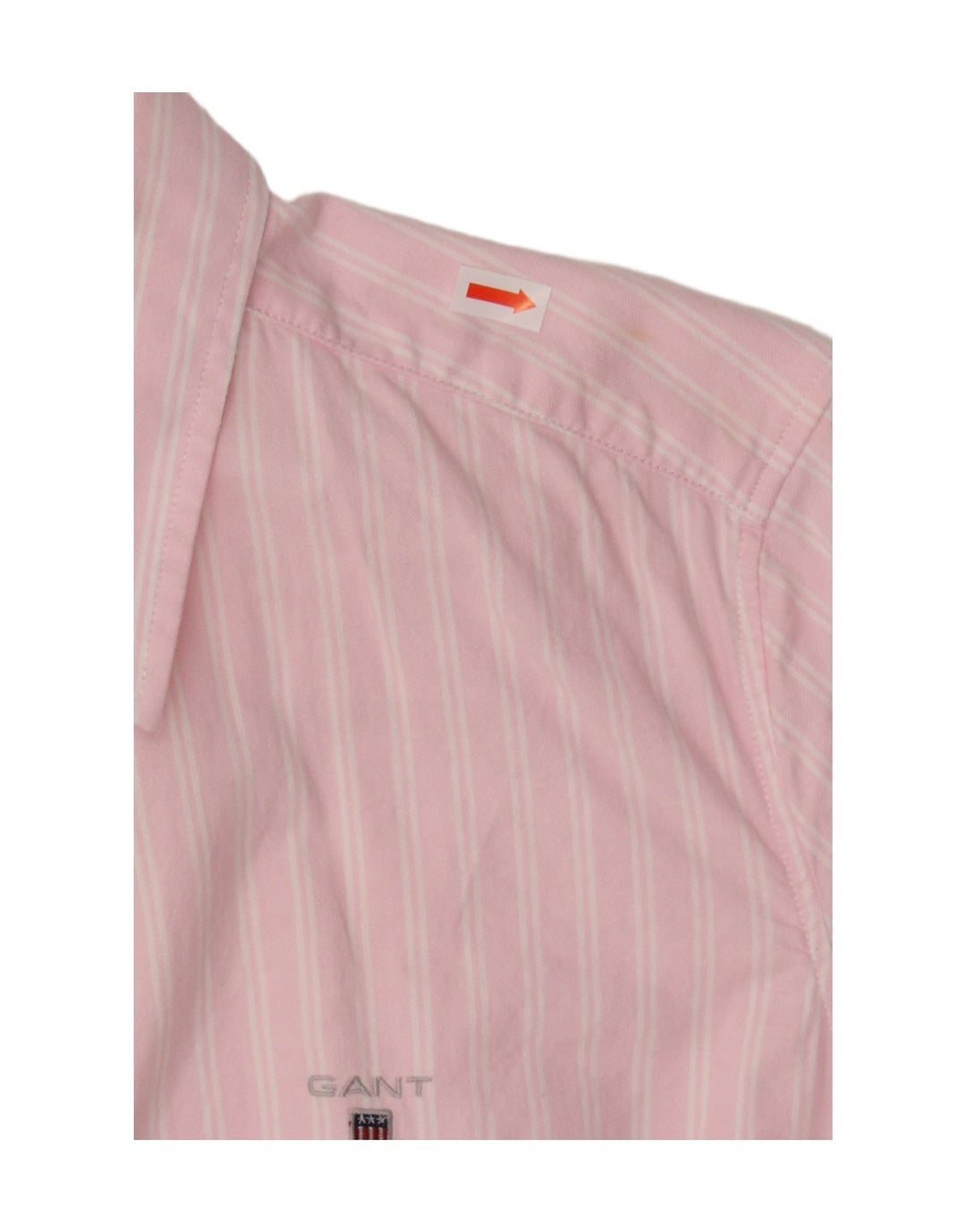 Gant Chemise Femme UK 14 Large Rose Rayé Coton
