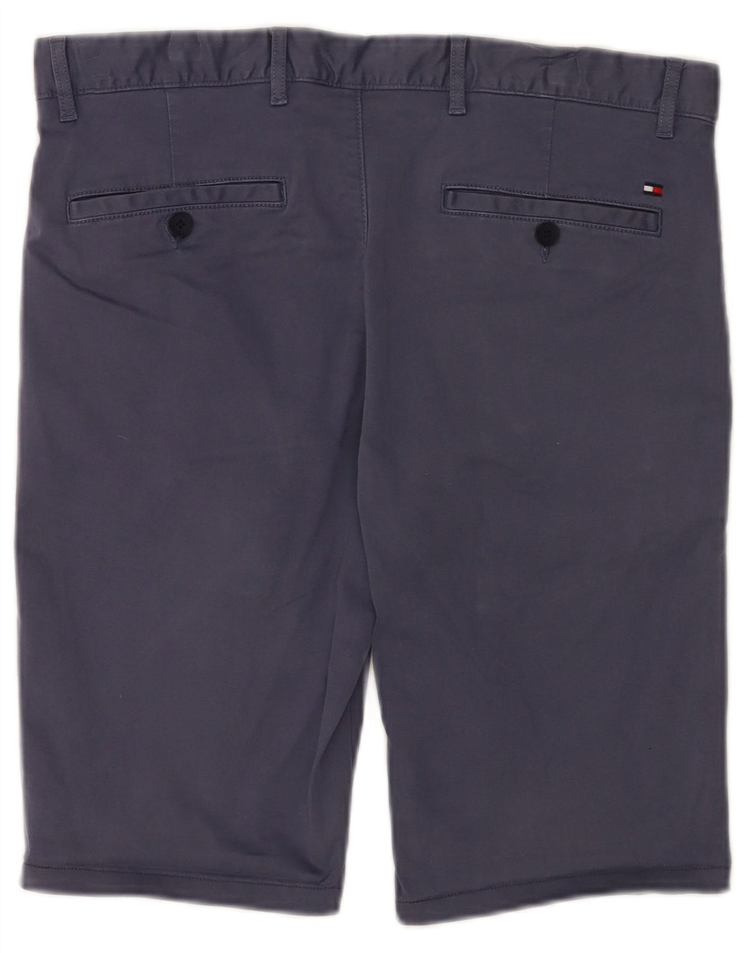 Tommy Hilfiger Short Chino Homme W32 Bleu Marine Moyen Coton
