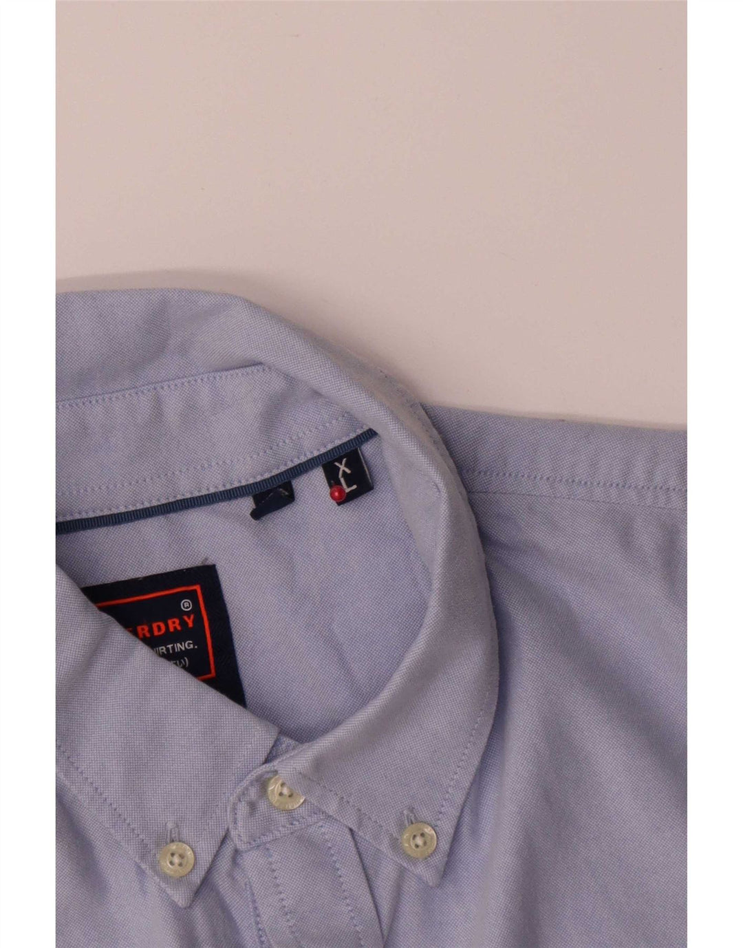 Superdry Chemise Homme XL Bleu Coton