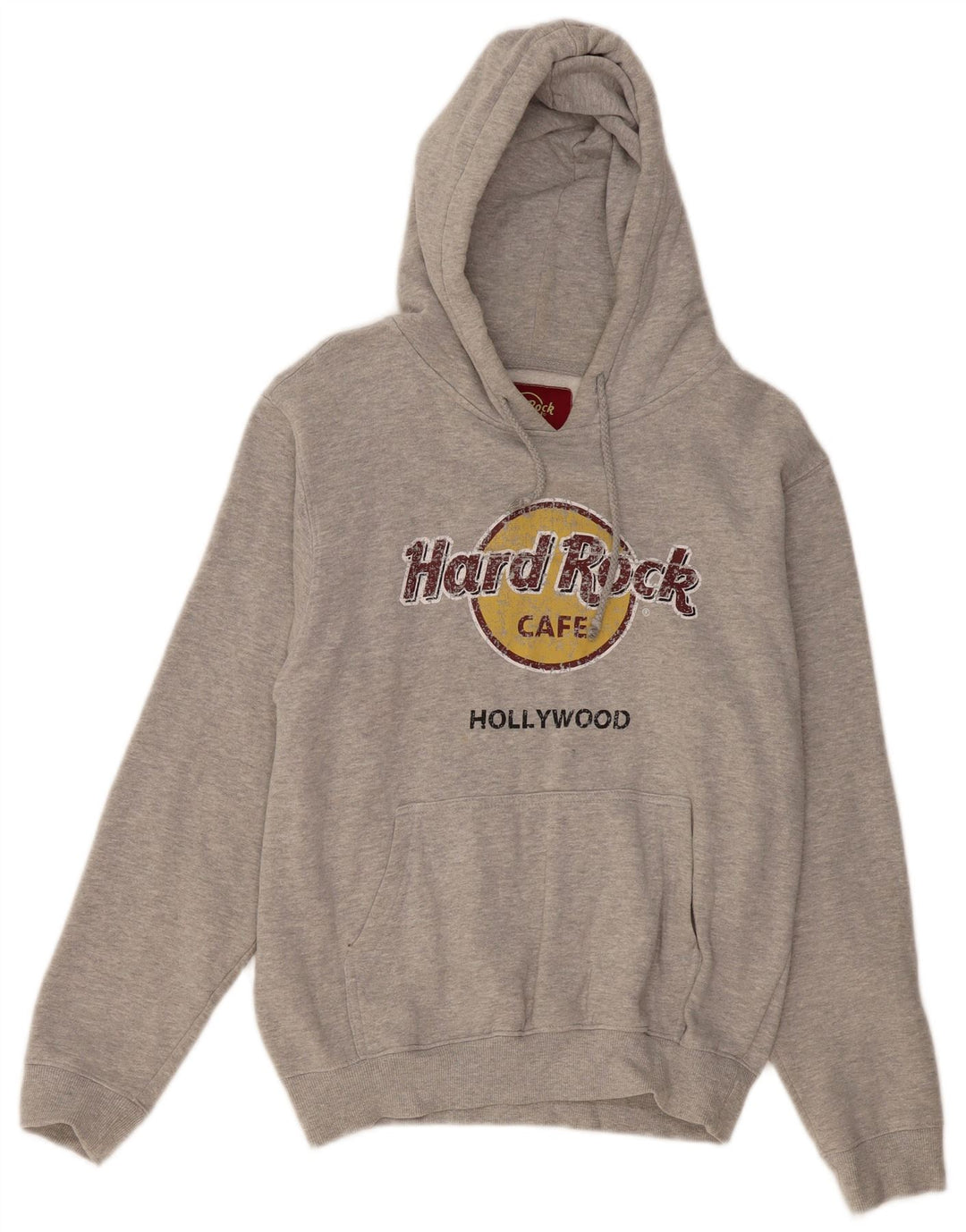 HARD ROCK CAFE Pull à capuche Hollywood pour femme UK 14 Gris moyen moucheté