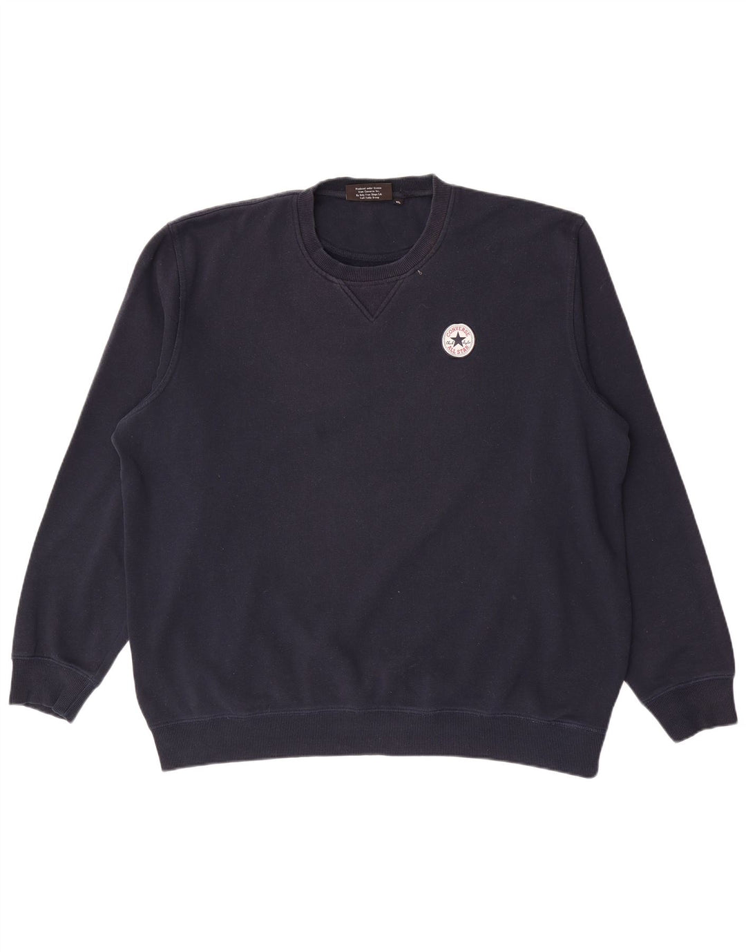 Converse Chuck Taylor Sweatshirt Jumper XL Bleu Marine Coton