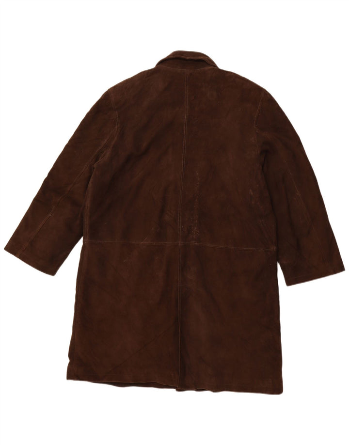L.Lambertazzi Manteau en Daim Femme IT 48 XL Cuir Marron