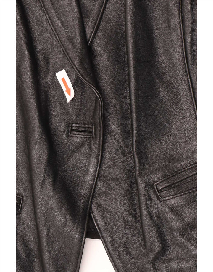 Conbipel Gilet Femme IT 44 Cuir Noir Moyen