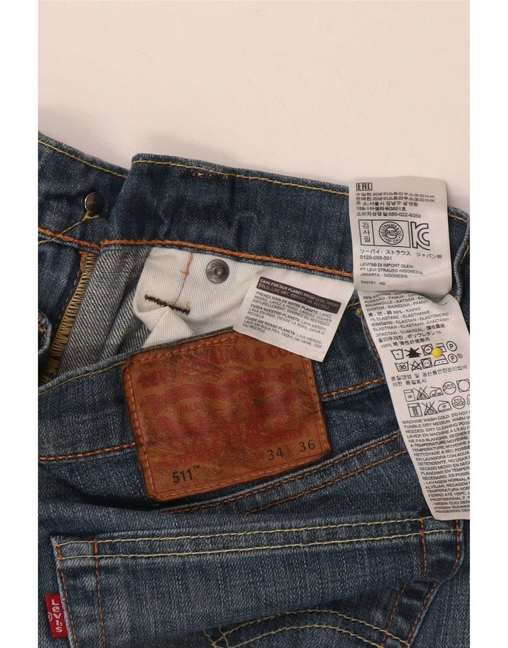 Levi's Jean Slim 511 Homme Bleu W34 L36 Coton