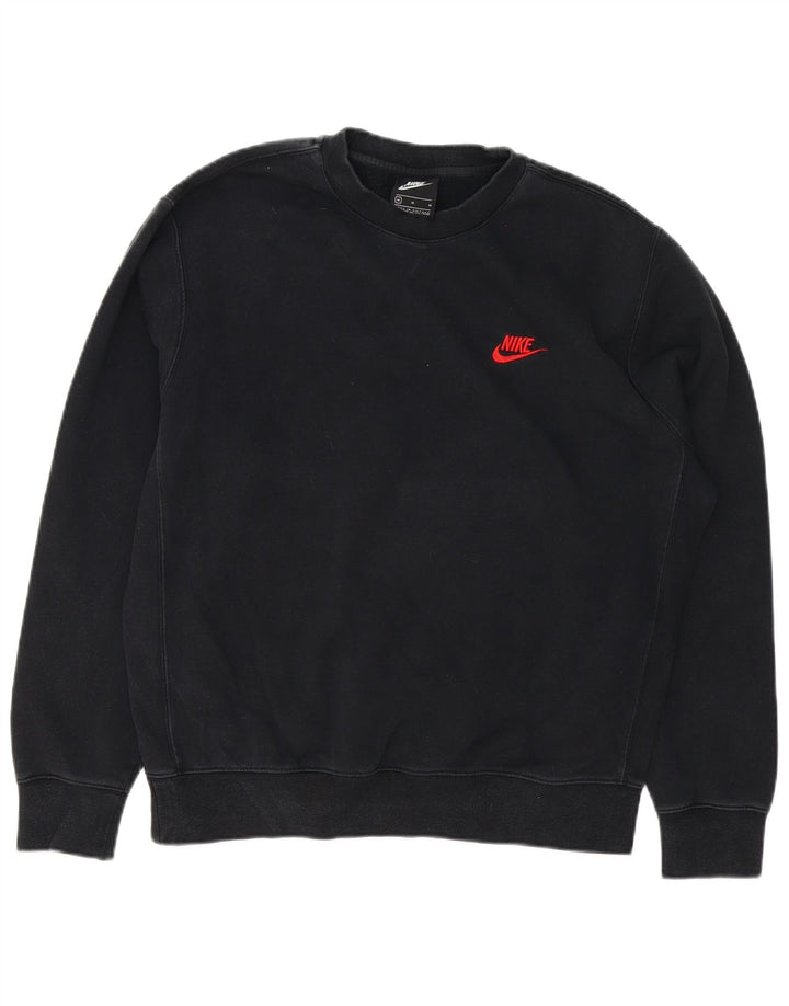 Nike Sweat-shirt en coton noir moyen pour homme