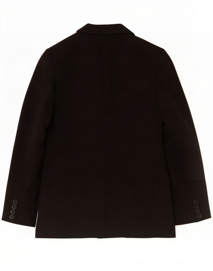 Gap Veste blazer surdimensionnée à double boutonnage pour femme UK 6 XS Noir Polyester