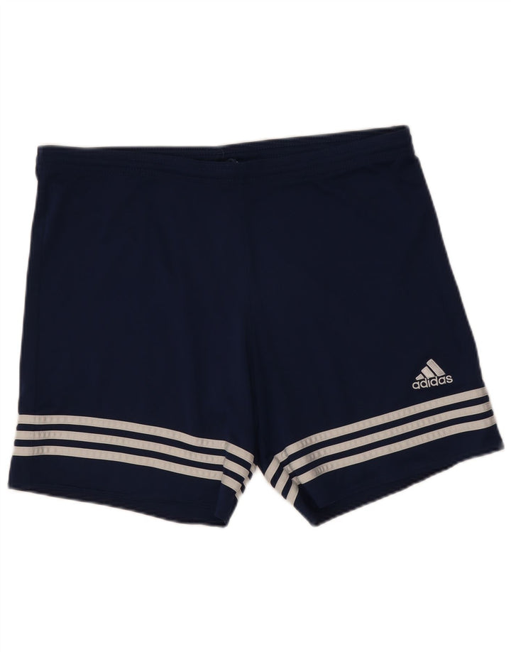 Adidas Short de sport Climalite Homme Bleu Marine Moyen Polyester
