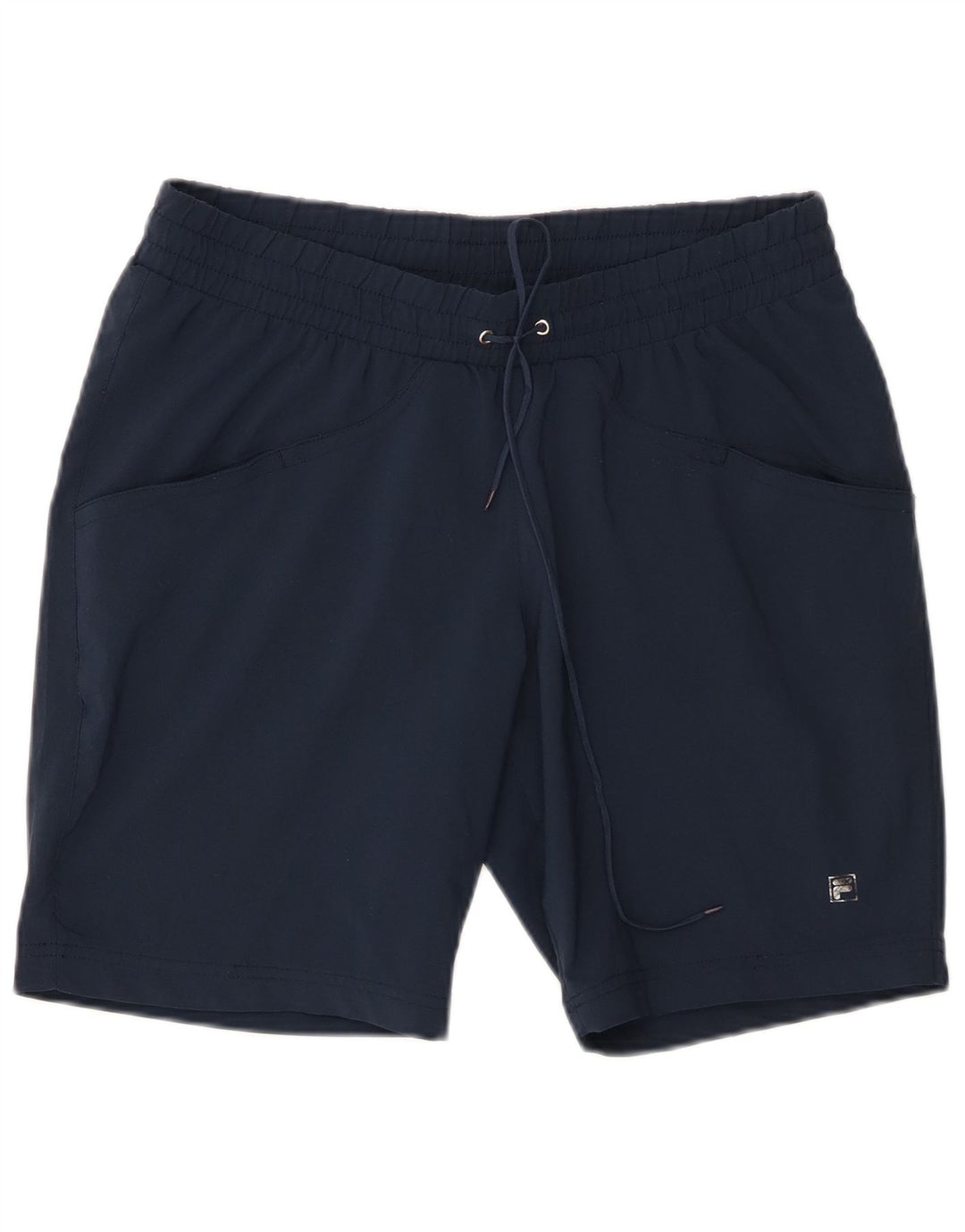 Fila Short de sport pour femme UK 16 Large Bleu Marine Polyester