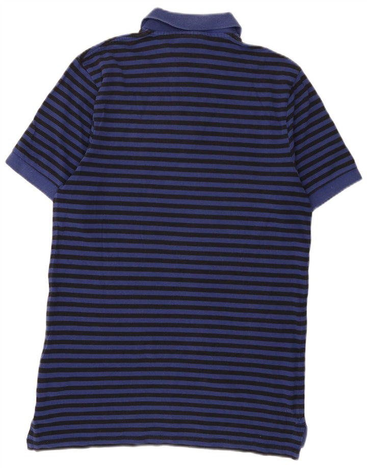 Polo Nike Homme Inter Milan Coton Rayé Bleu Marine Moyen