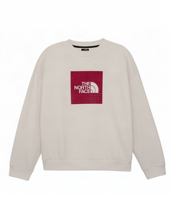 The North Face Sweat-shirt graphique pour femme UK 16 Grand coton blanc