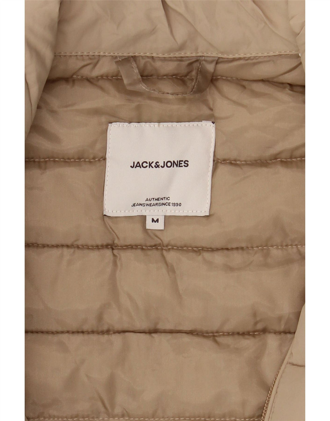 Jack & Jones Veste matelassée pour homme UK 38 Beige moyen
