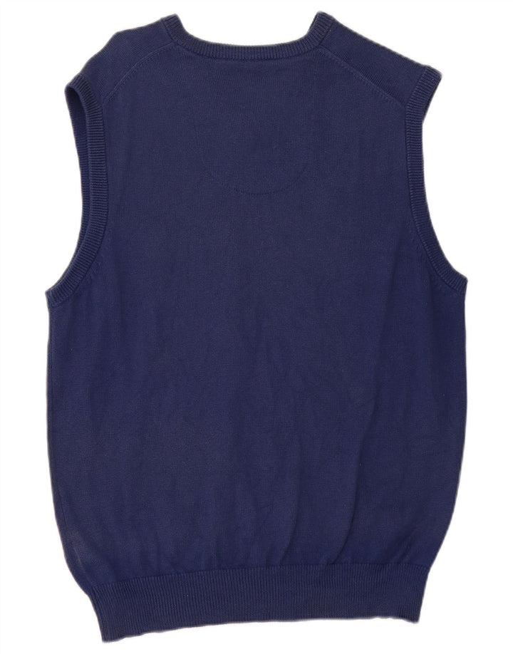 Marks & Spencer Débardeur coupe classique pour homme en coton bleu moyen