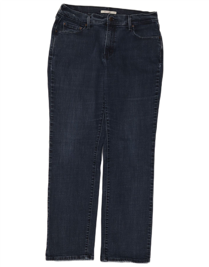 Levi's Jean Droit 505 Femme W31 L32 Bleu Marine Coton