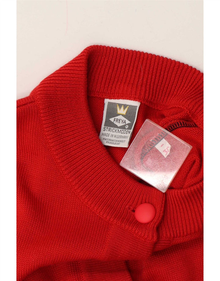 Freya Pull Cardigan Femme EU 38 Rouge Moyen Polyacrylique