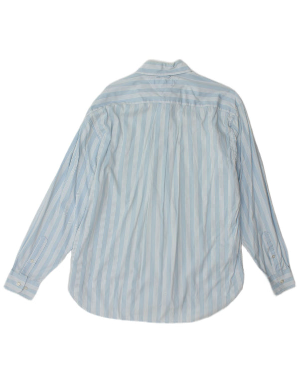 Tommy Hilfiger Chemise Homme Bleu Moyen Rayé Coton