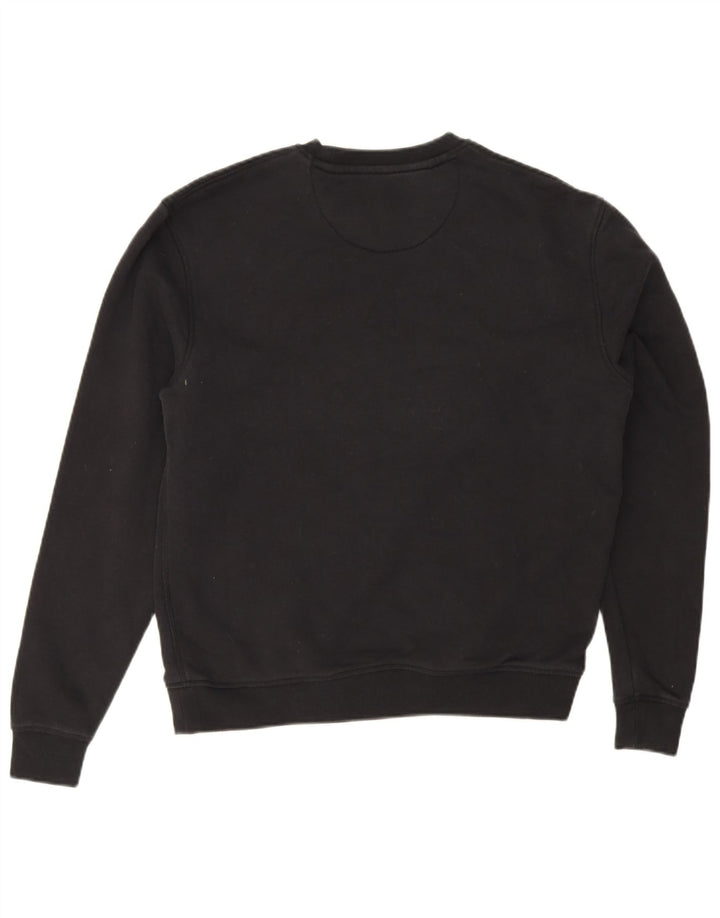 Jack Wills Sweat-shirt graphique pour homme en coton noir Taille S