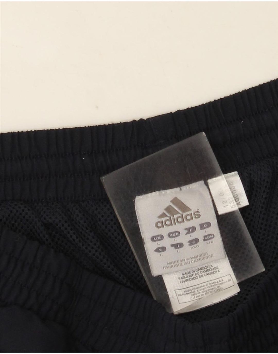 Adidas Bermuda Sport Short Homme Bleu Marine Large Polyester