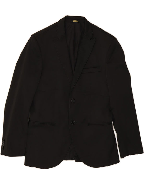 HAVANA & CO Veste Blazer 2 Boutons Homme IT 48 Noir Moyen Polyester