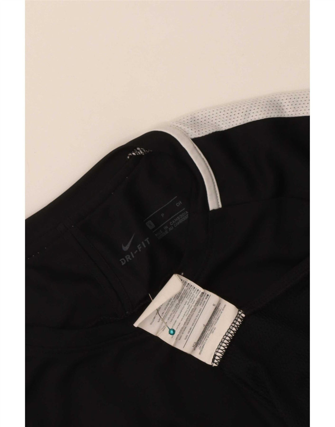 Nike Hommes Dri Fit T-Shirt Haut Petit Noir Polyester