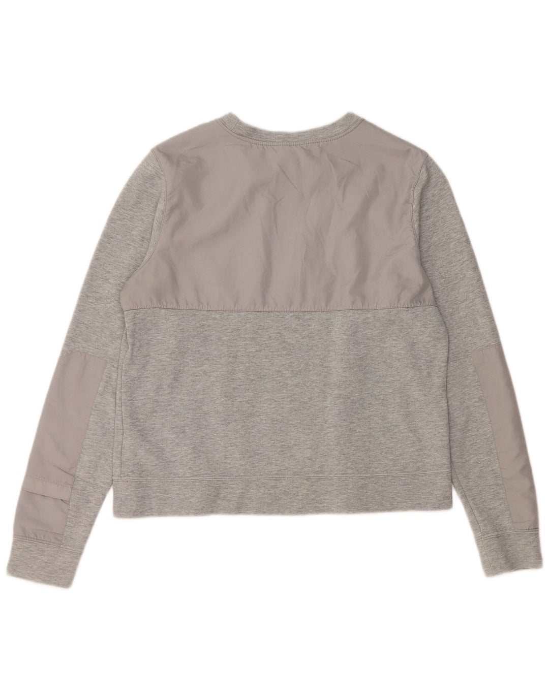 Nike Sweat-shirt pour femme UK 16 Large Gris Coton