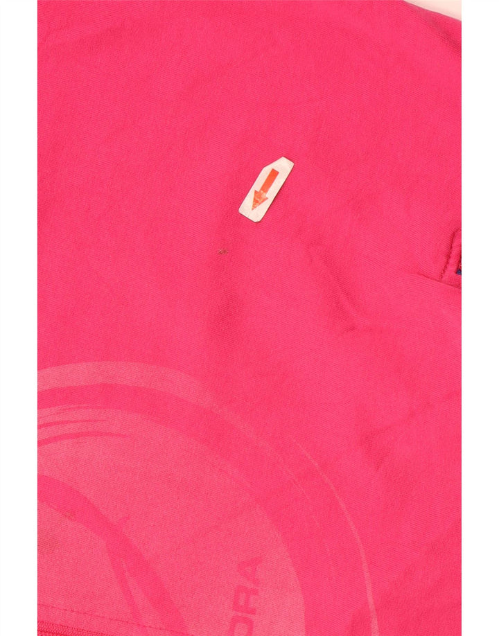 Diadora Veste de survêtement surdimensionnée graphique pour femme UK 16 Large Rose